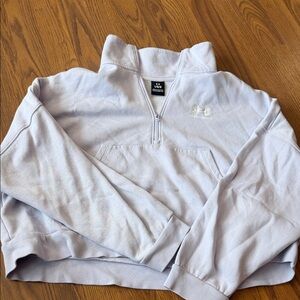 Under Armour Light Purple Quarter-Zip Sweatshirt